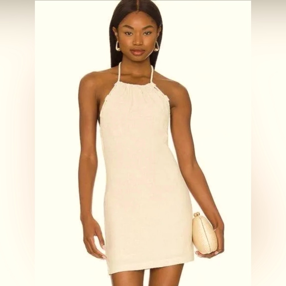 Camila Cohelo linen mini desss